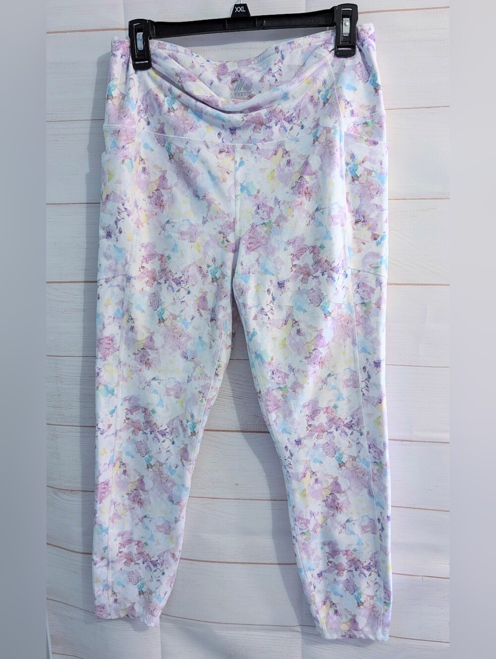 ❤️😍RBX Pastel Marble Print Kids Leggings in Pink, Purple, Blue, White Size XL